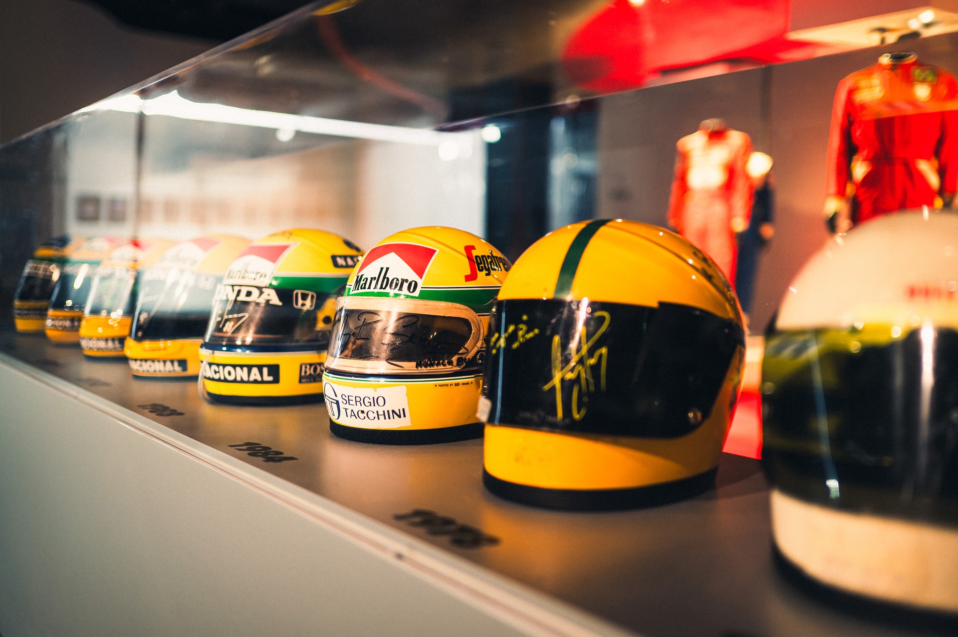 senna helmet, musuem, galleria 610